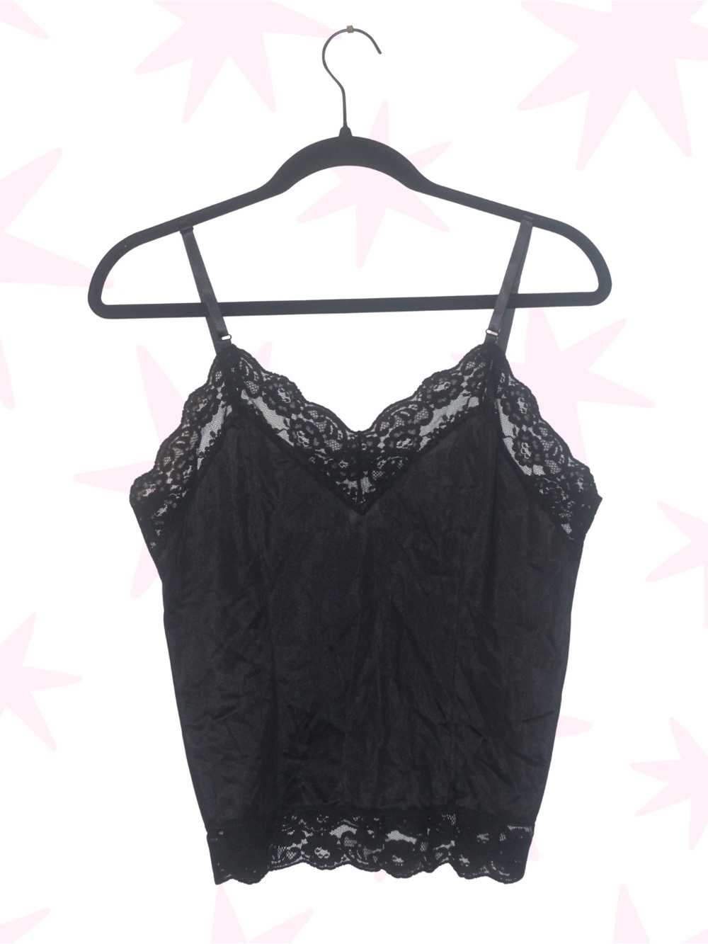 VTG Sliperfection lingerie lace cami M